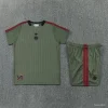 26/27 Bayern M&uuml;nchen Forest Green Pinstripe Short-Sleeve Training Kit