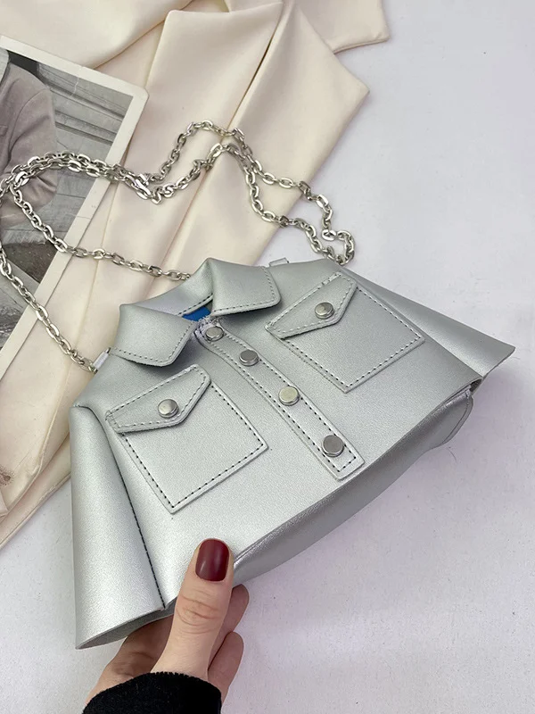 Split-Joint Rivet Jacket-Shaped Chains Crossbody Bags Bags Accessories Bags