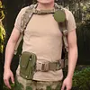 2Pcs Fanny Pack with Multi Pockets Waist Pack Oxford Belt Pack for Men and Women