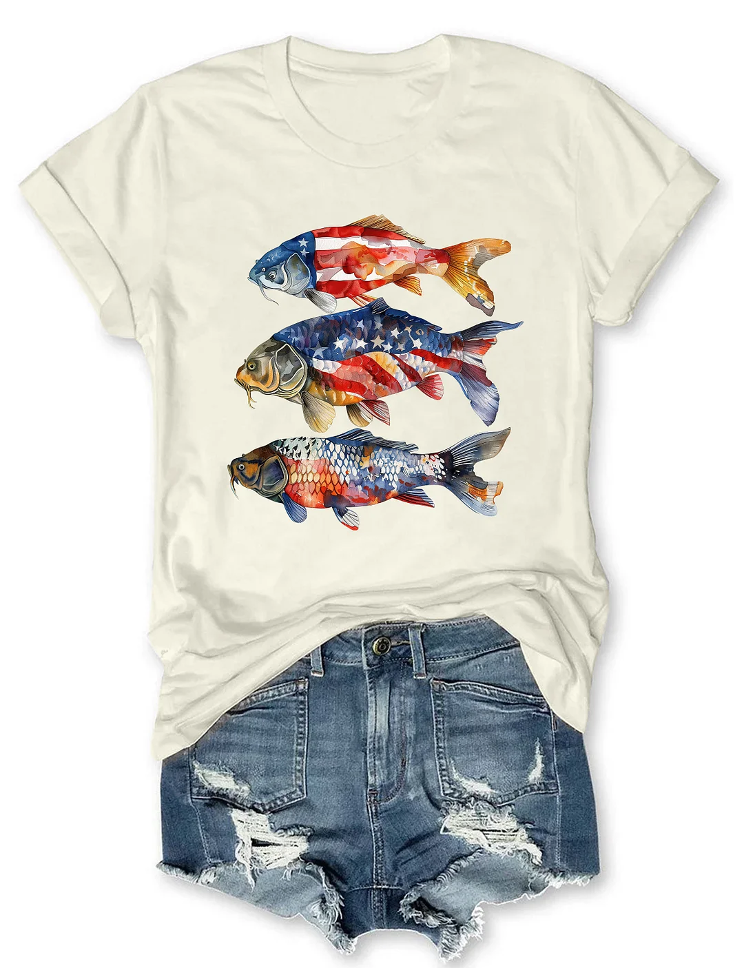 America Fish T-shirt