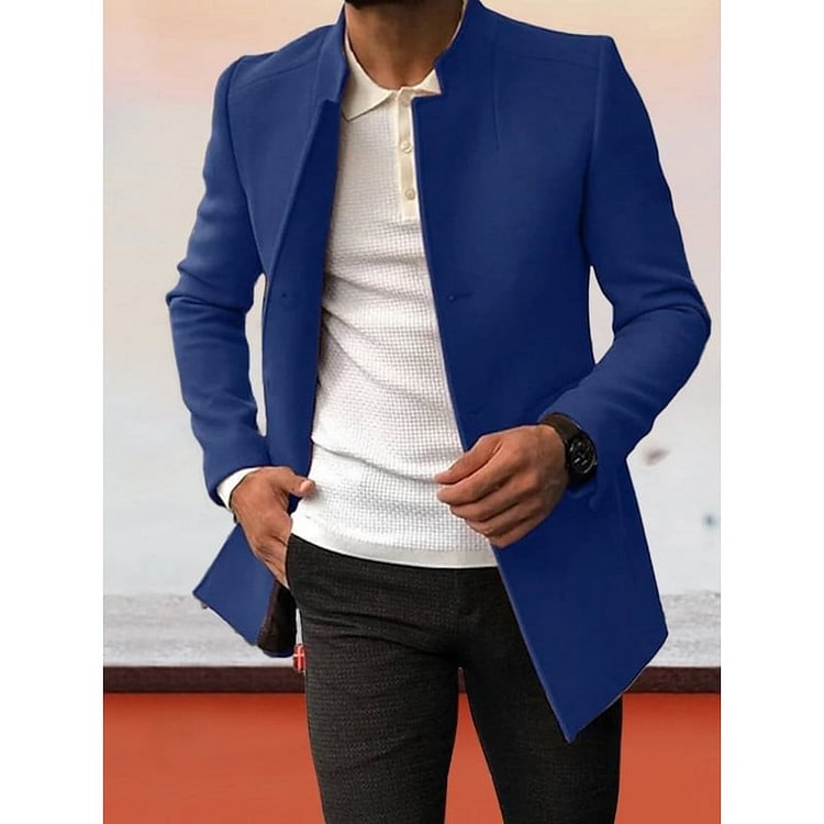 Solid Tweed Blazer