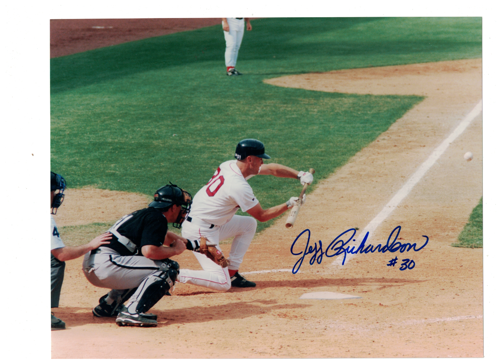 Jeff Richardson Boston Red Sox Signed 8x10 Photo Poster painting W/Our COA READ JH