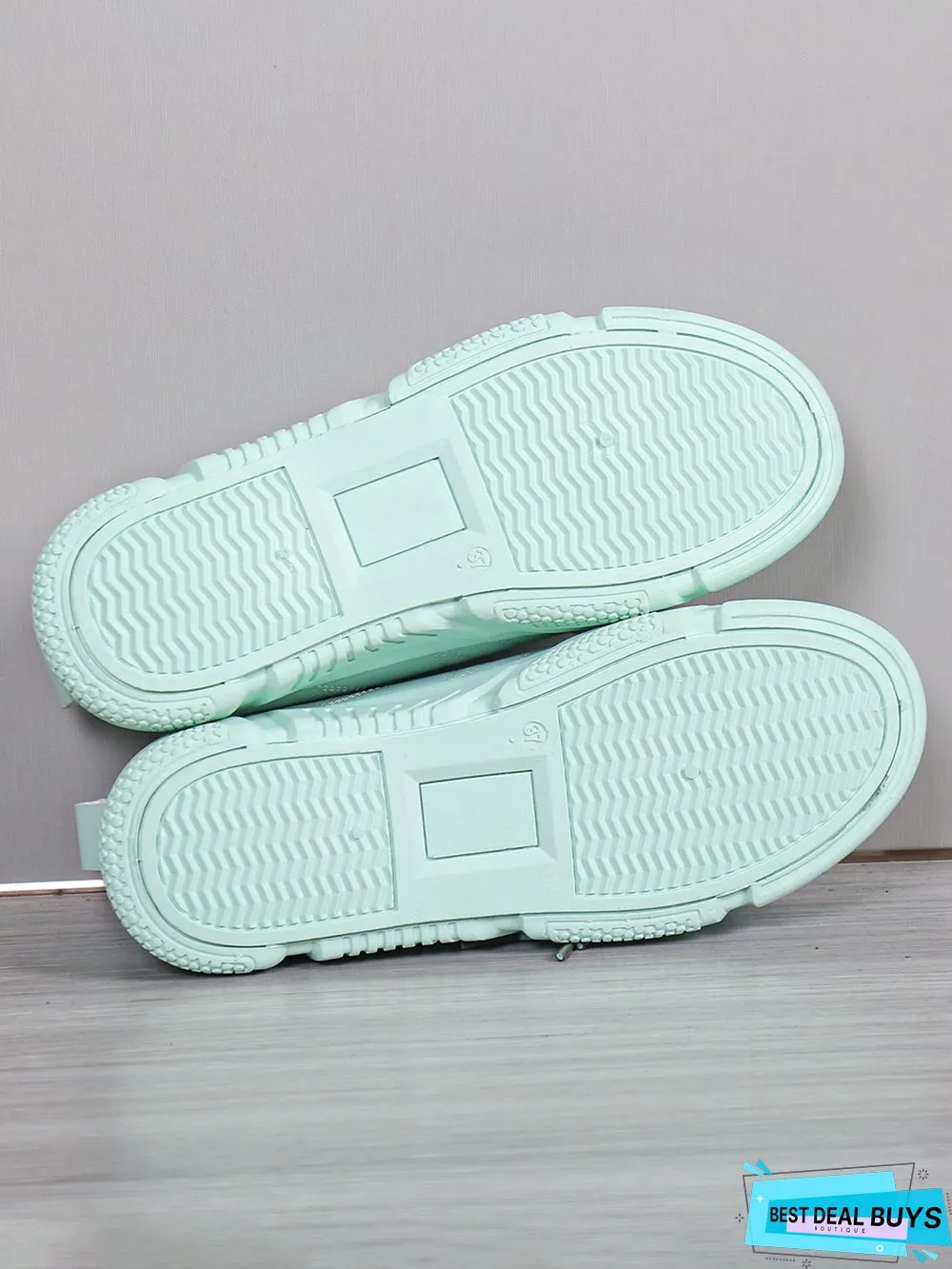 Casual Plain Color Skate Shoes
