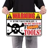 Warning - Vintage Metal Signs(12*16Inch) - Warning