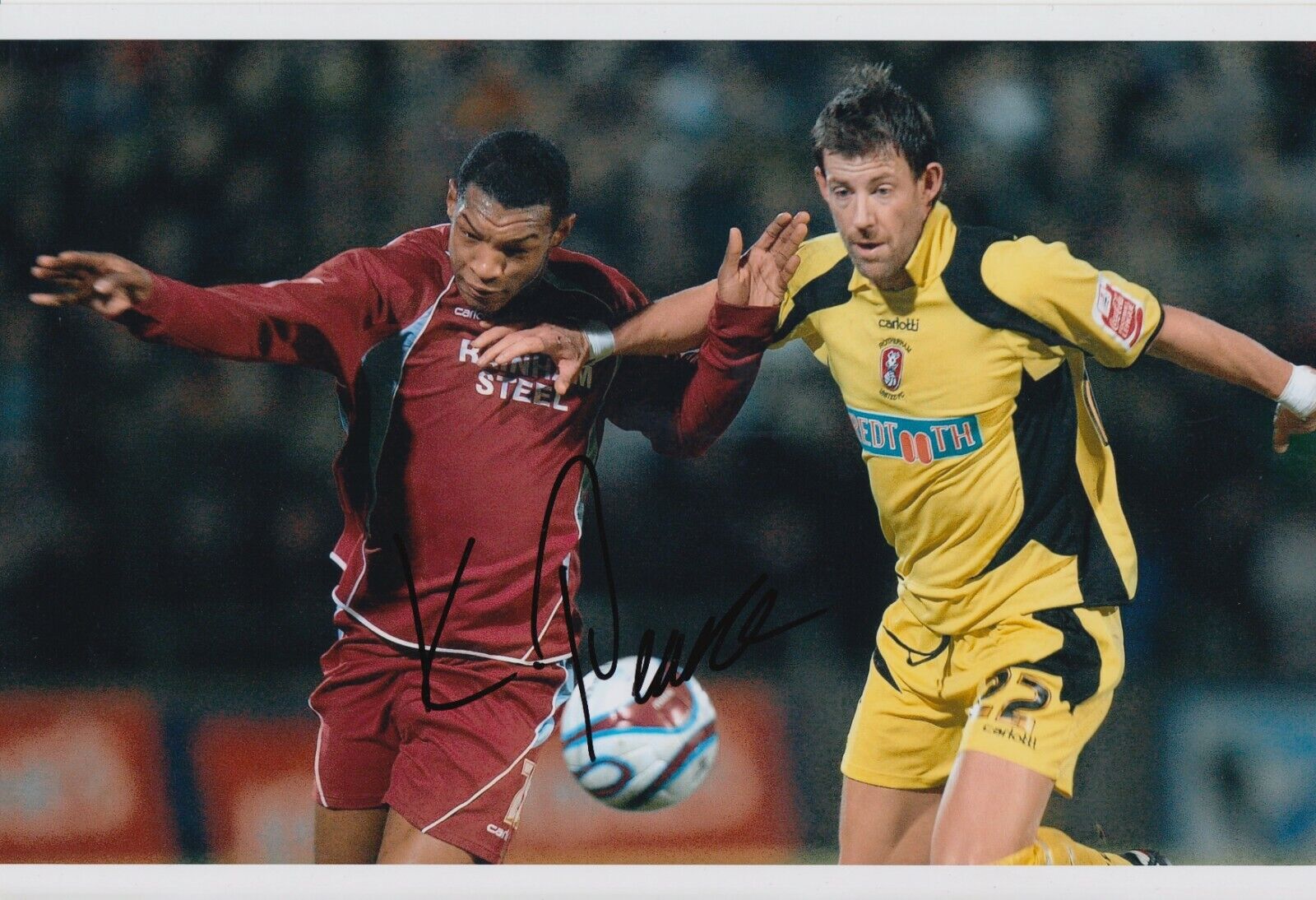 Krystian Pearce Hand Signed 12x8 Photo Poster painting - Scunthorpe United Autograph 9.