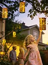 Solar Hanging Lights IP65 Waterproof Hummingbird Hanging Lantern Garden Lantern for Outside Tree Patio Yard Lawn Porch Decor