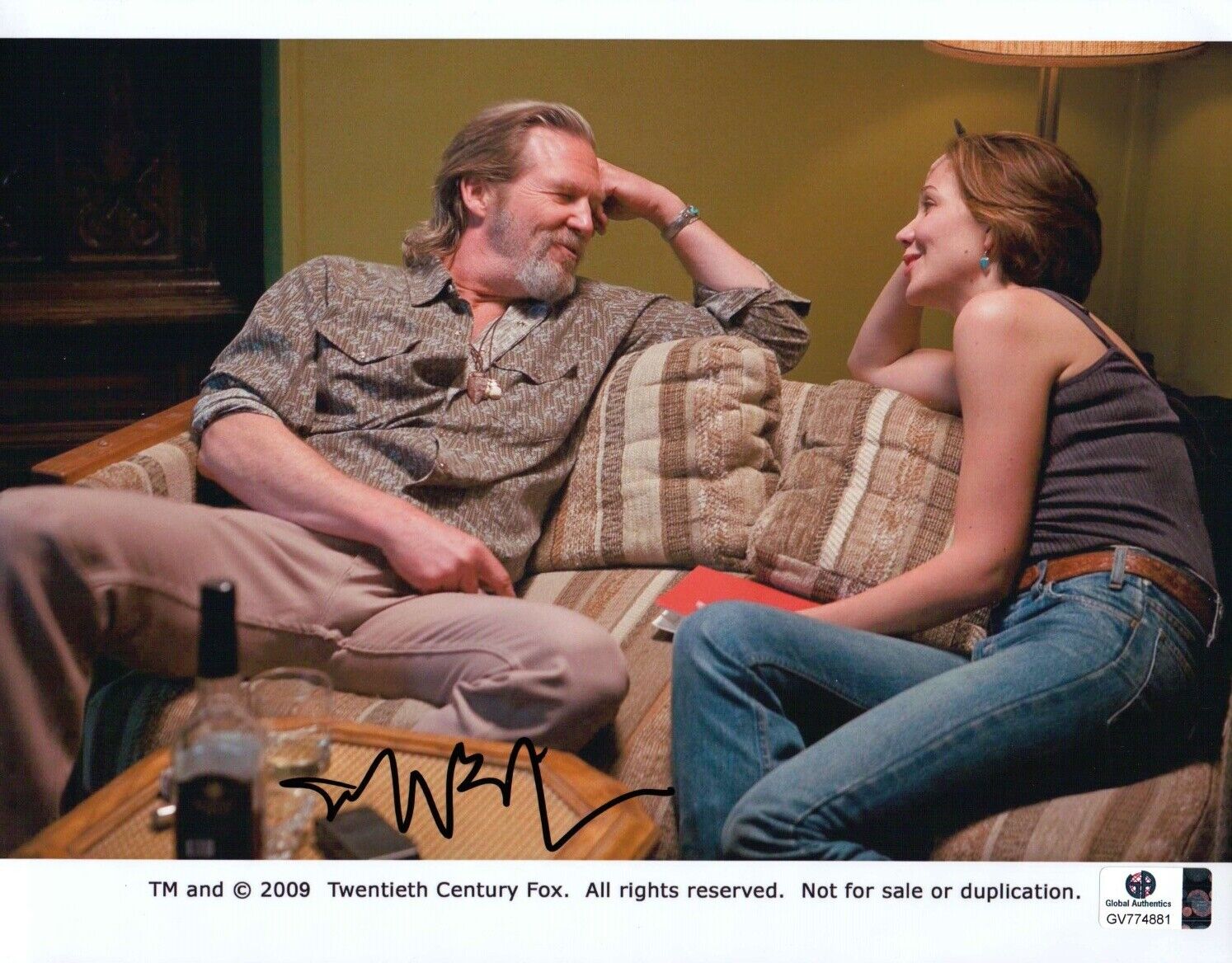 Jeff Bridges Signed Autographed 8x10 Photo Poster painting Crazy Heart GA774881