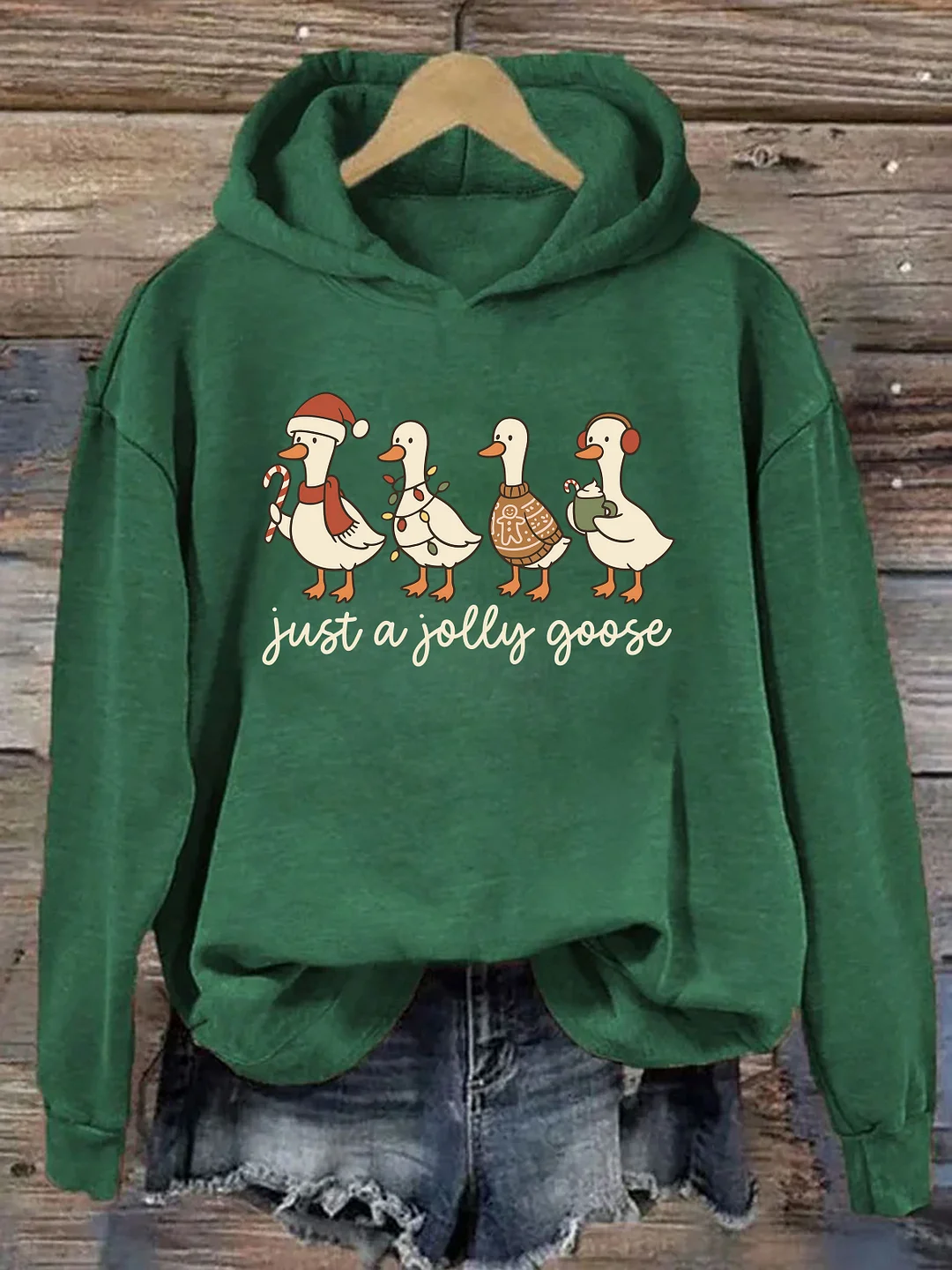 Funny Christmas Goose Hoodie