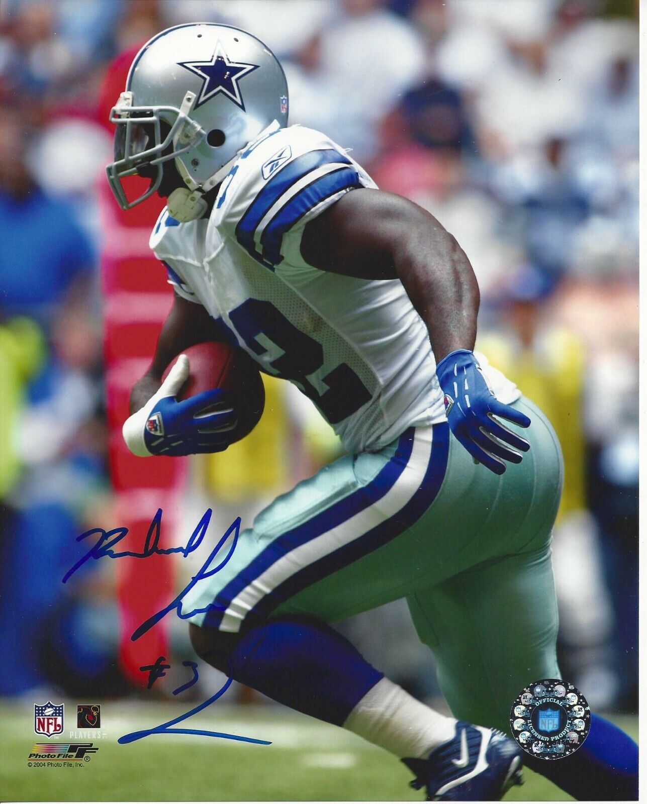 ReShard Lee autographed 8x10 Dallas Cowboys#3