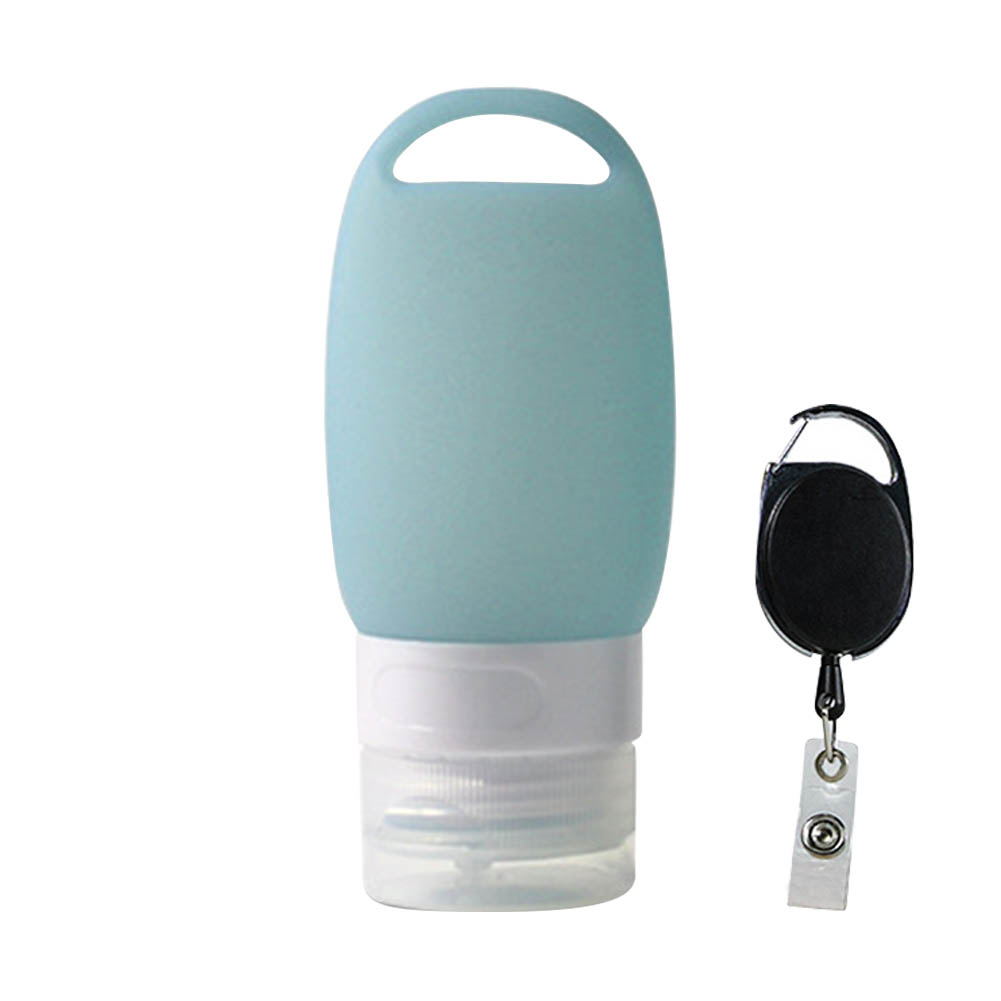 

60ml Travel Outdoor Refillable Empty Bottle w/Retractable Buckle (Green), 501 Original