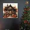 Halloween Pumpkin Street-Full Round Diamond Painting 30*30CM
