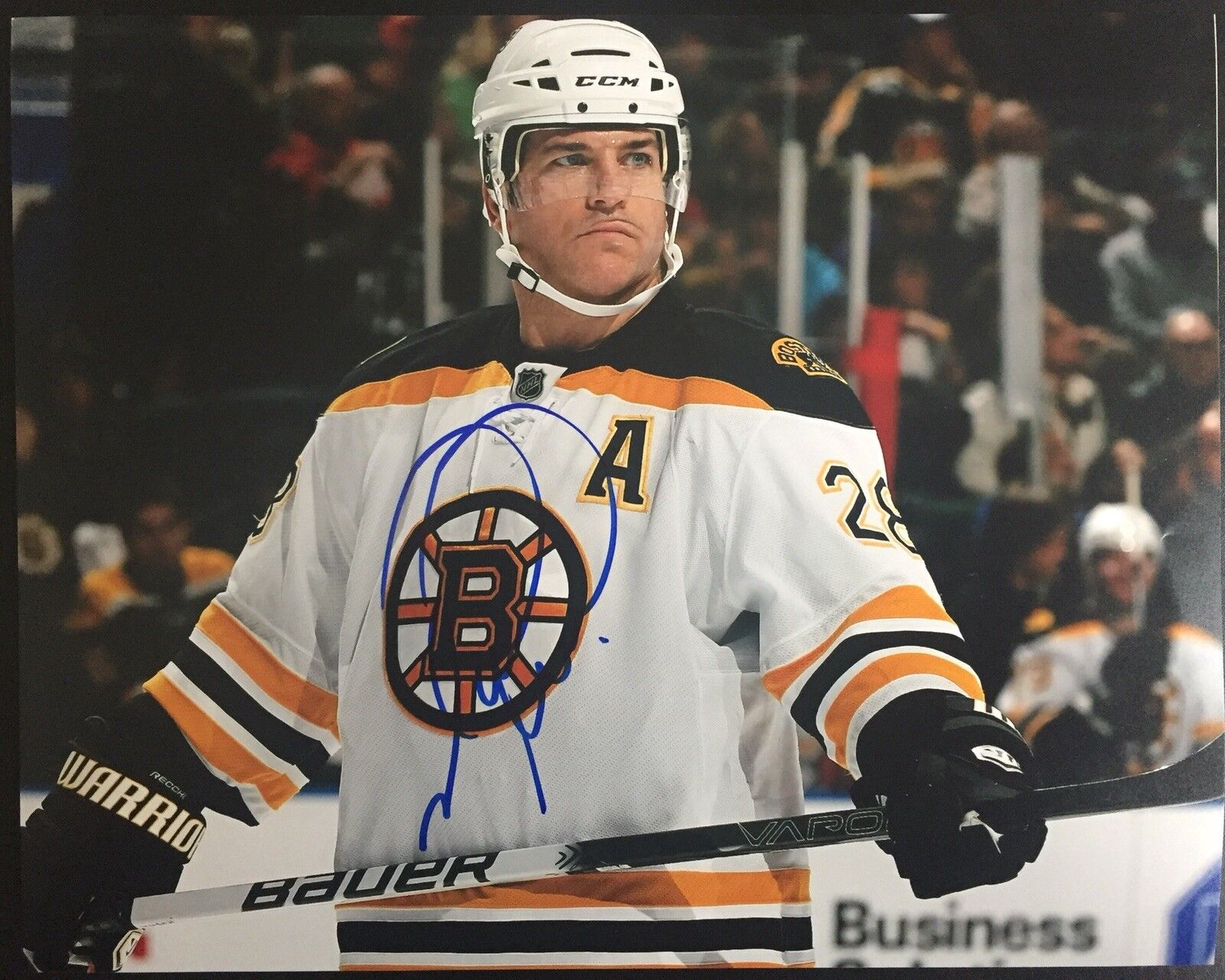 Mark Recchi Signed Boston Bruins 8x10 Photo Poster painting HOF