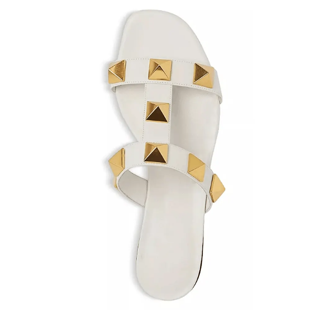 Women's Roman Stud Slide Sandals-vocosishoes