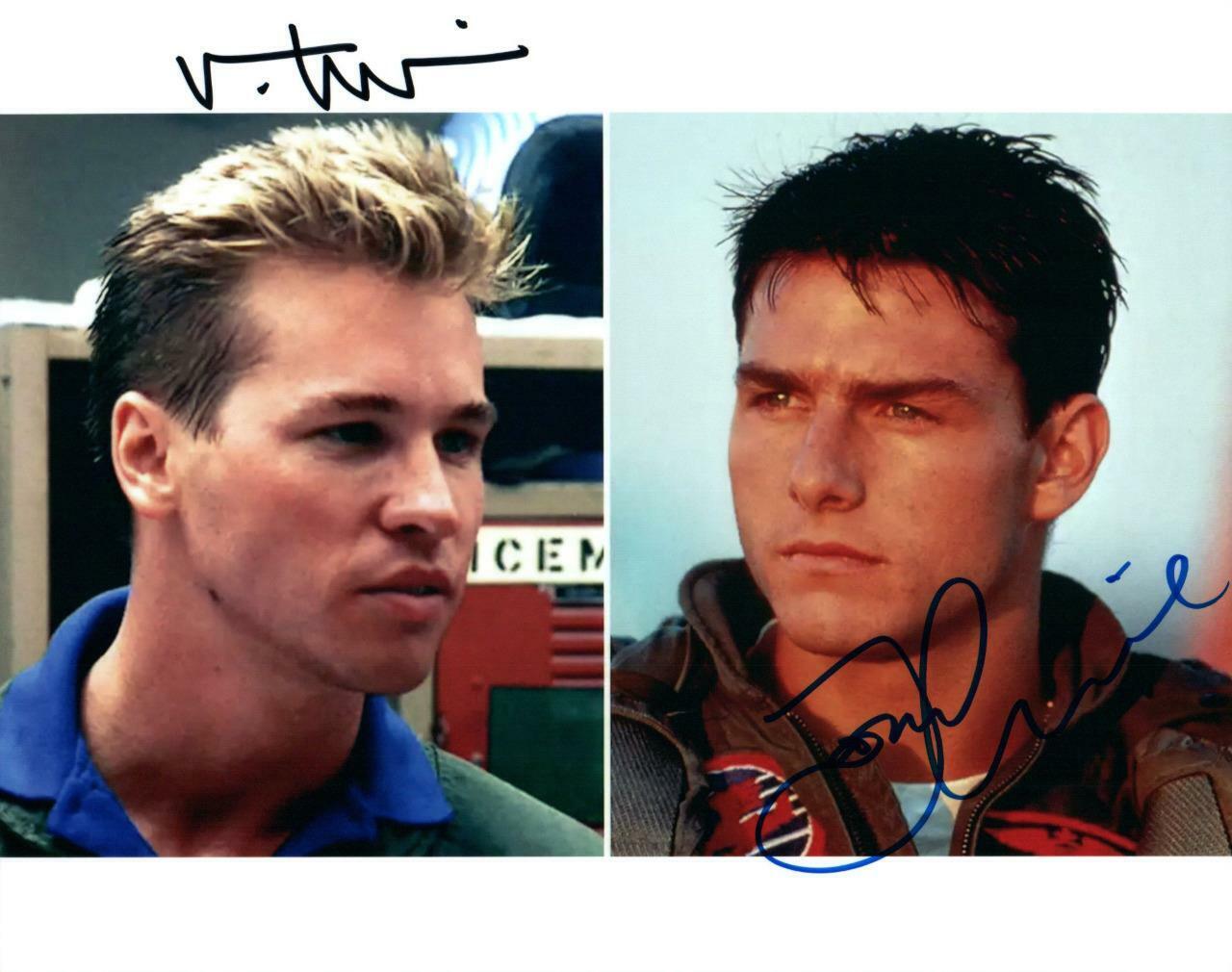 Val Kilmer Tom Cruise signed 8x10 autographed Photo Poster painting + COA