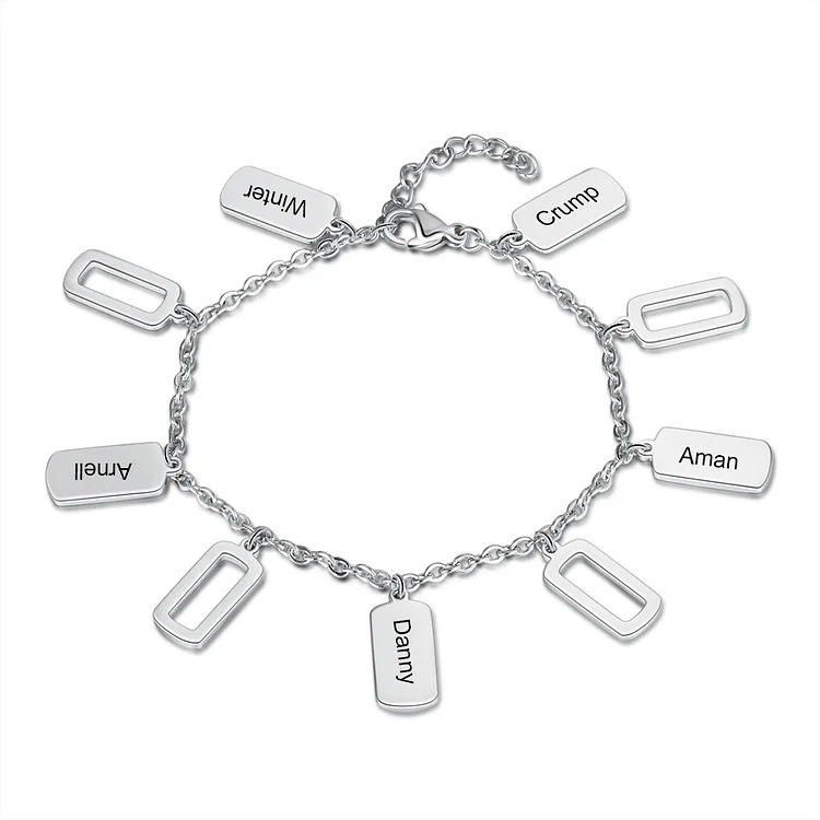 Bracelet Gourmettre 5 Prénom Personnalisé Jessemade FR