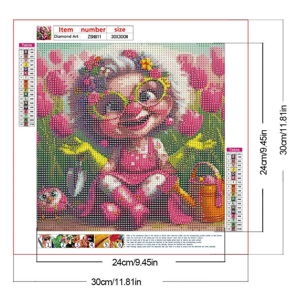 Diamond Painting - Full Round Drill - Grandma(Canvas|30*30cm)
