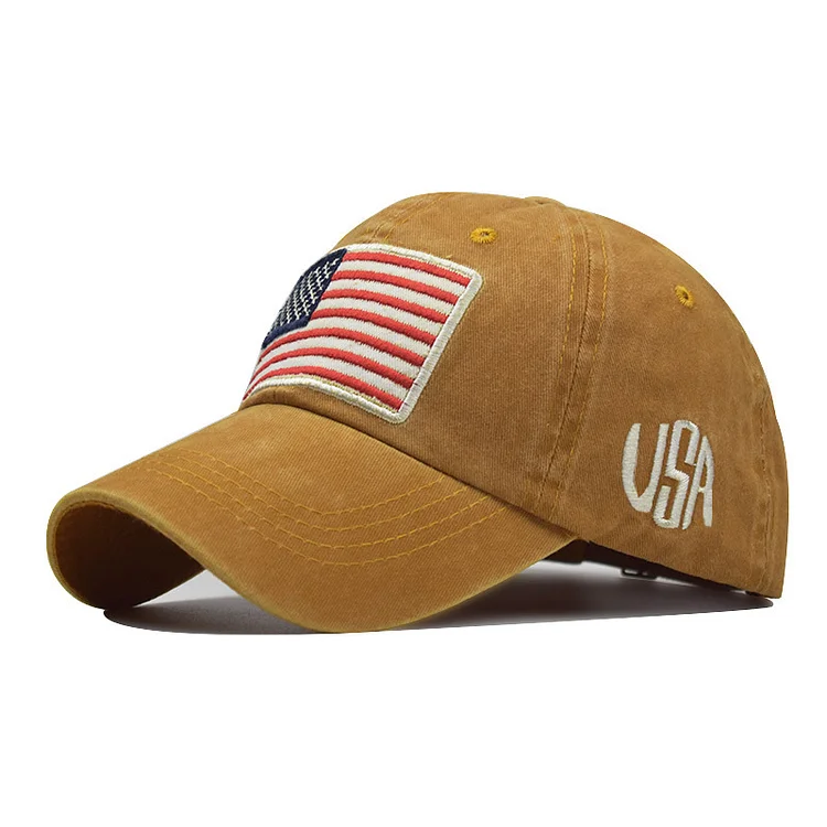 USA Flag Baseball Cap for Men Women Snapback Hat washed denim Army American Flag Bone Trucker hats Gorras