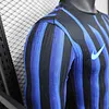 Joyfball 2025/2026 Player Version  Long Sleeve Internazionale Milan Home Football Shirt 1:1 Thai Quality（The player version jersey is a bit tight, please pay attention to the size selection）