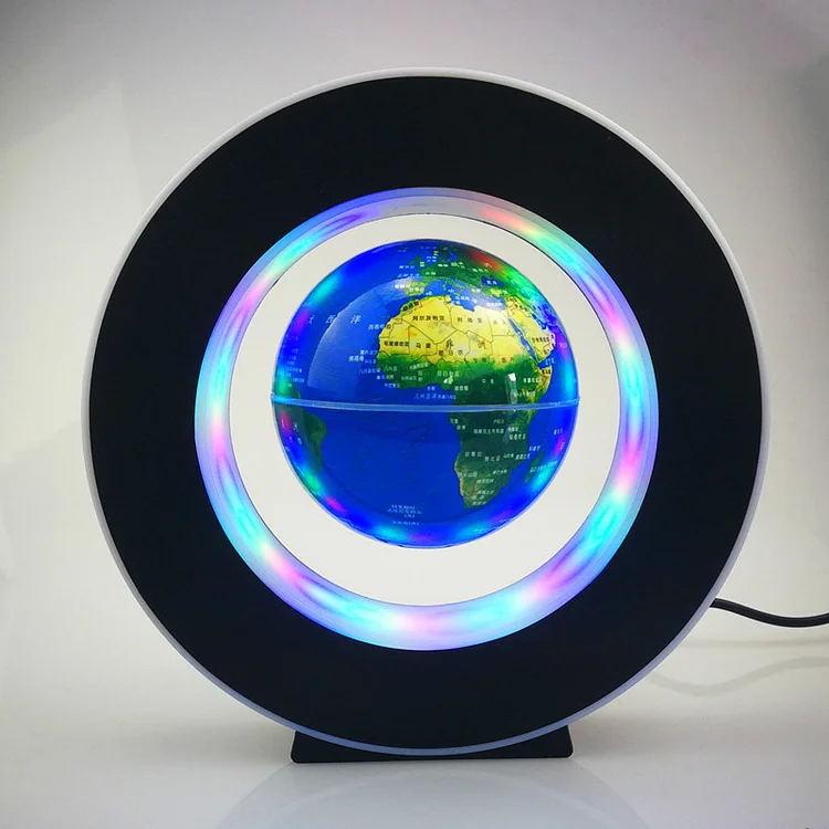 2023 Magnetic levitation globe rotation luminous European-style office desktop living room ornaments creative gifts | 168DEAL