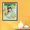 【Limited Stock Sale】Peony Girl-14CT Stamped Cross Stitch Egyptian Cotton 49*59cm/19.29*23.23in tapestrymarket