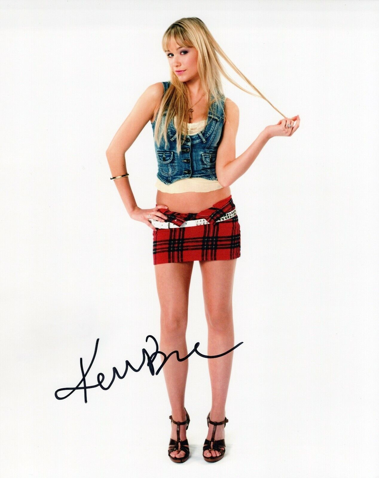 Katrina Bowden glamour shot autographed Photo Poster painting signed 8x10 #2