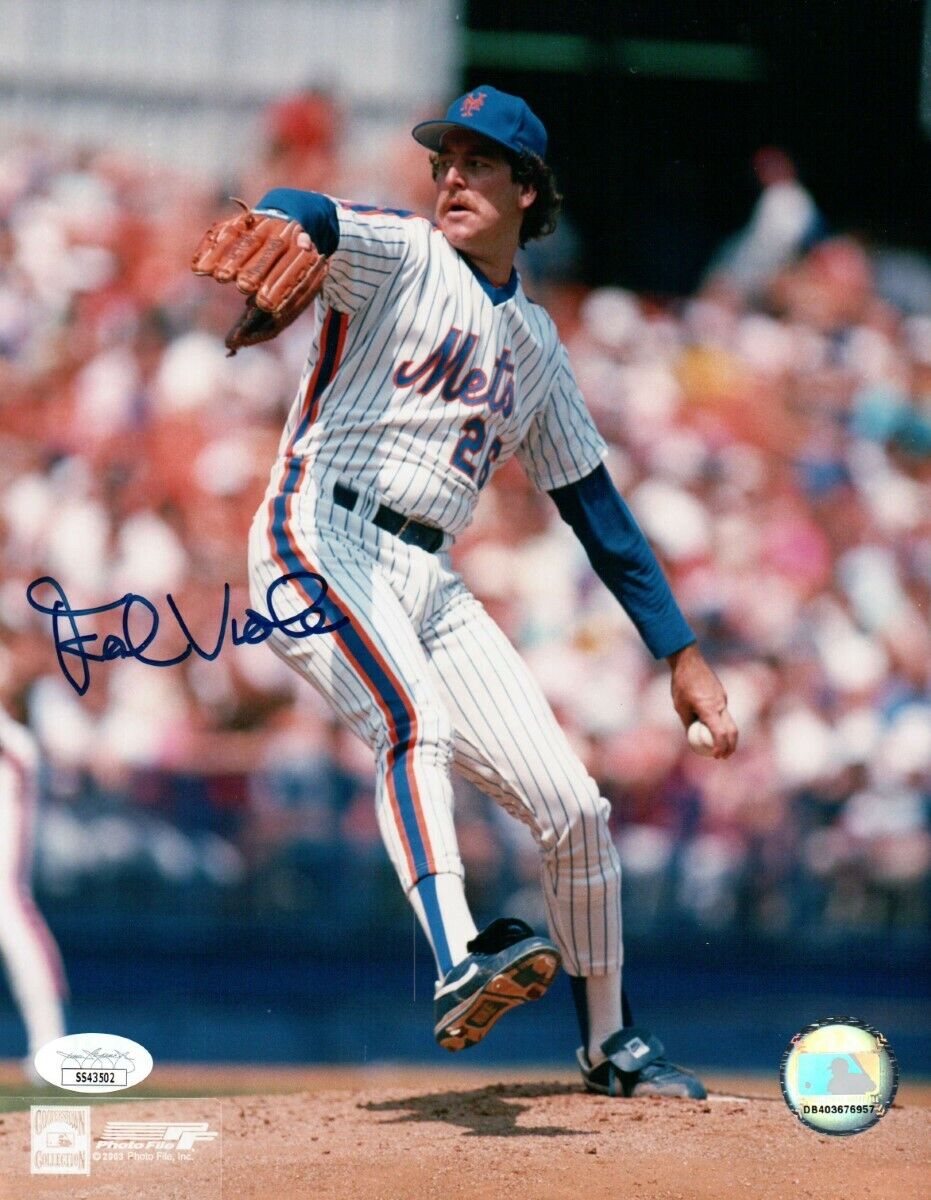 Frank Viola Signed Autographed 8X10 Photo Poster painting New York Mets Pitching JSA SS43502