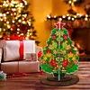 3D Double Sided Drills Diamond Painting Xmas Tree DIY Special Shaped Desk Ornament Kits