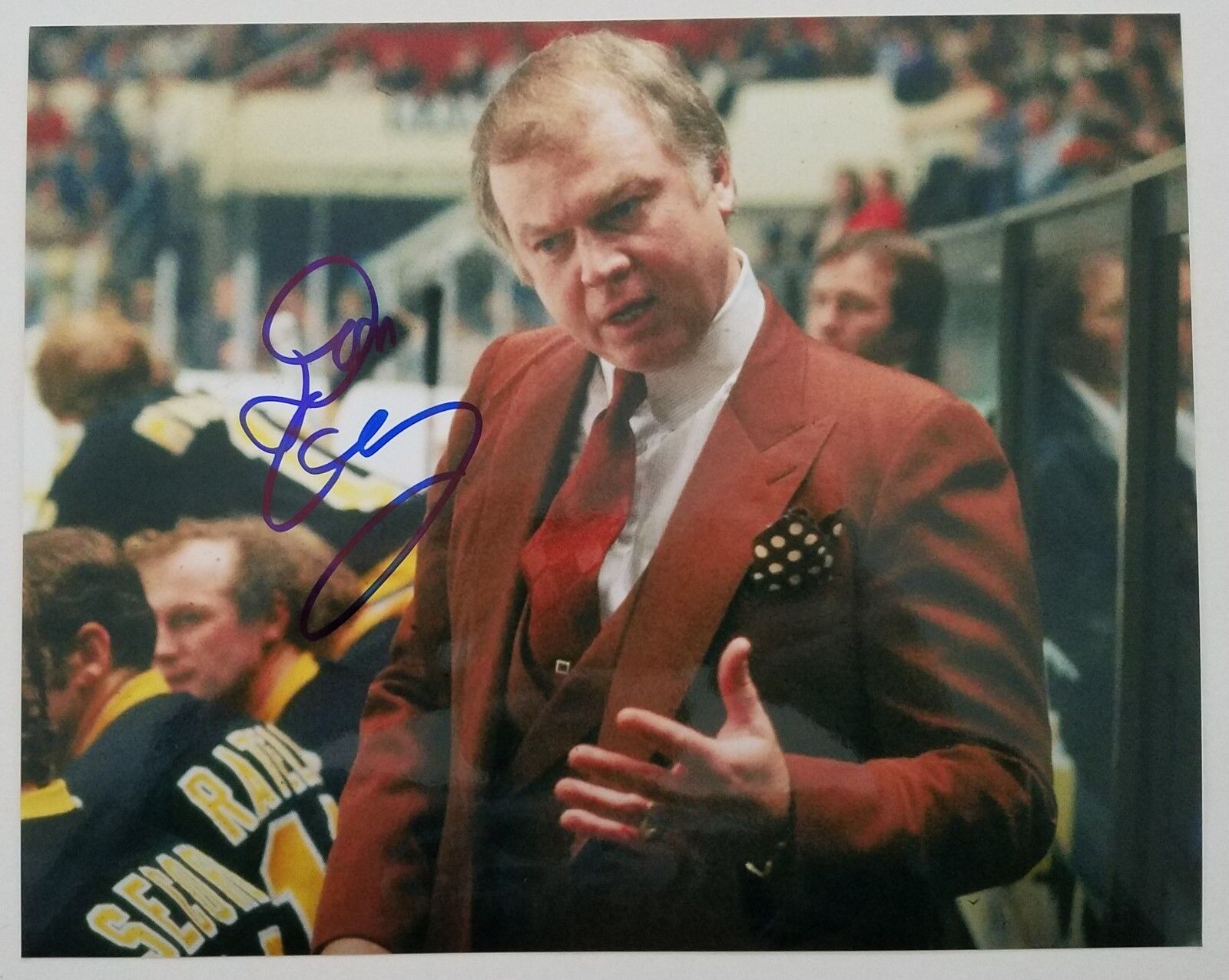 Don Cherry Signed 8x10 Metallic Photo Poster painting NHL Tonight Host Boston Bruins Coach RAD