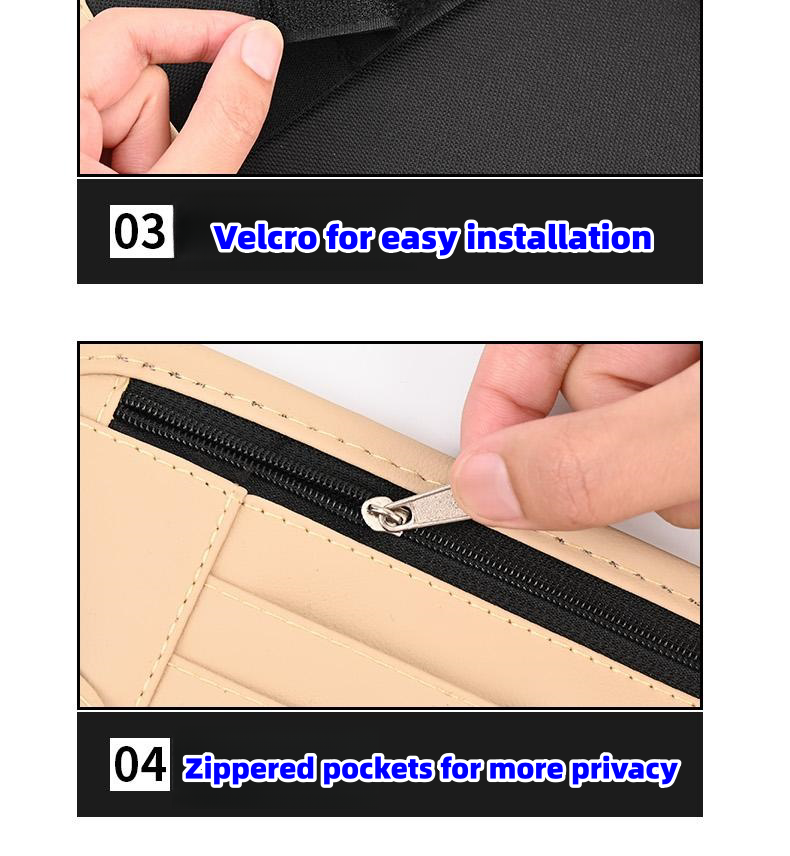 Car sun visor storage rack