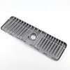 2Pcs Silicone Sink Splash Guard Quick Dry Water Catcher Mat for Sink (Grey)