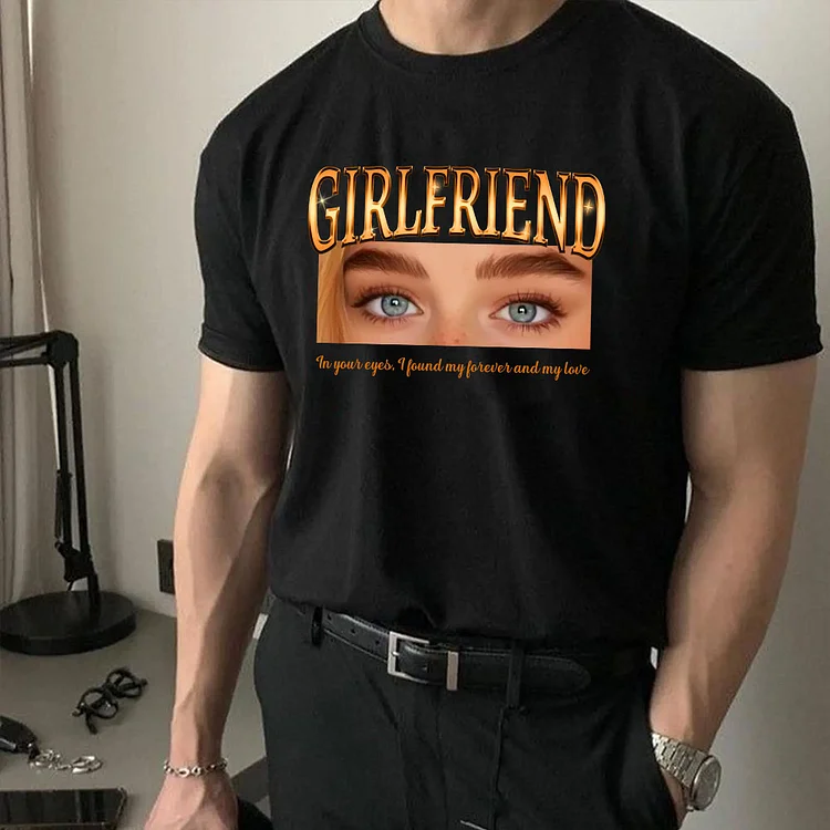 I’ve Got My Eyes on You Shirt, Custom Eye Design for Couple, Personalized Wife Shirt, Gift for Soulmate