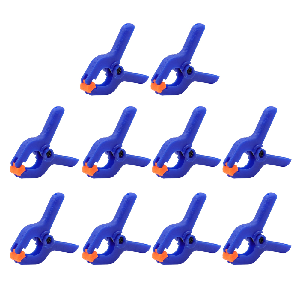 

10pcs 2inch Spring Clamps Woodworking Clip Photo Studio Background (Blue), 501 Original