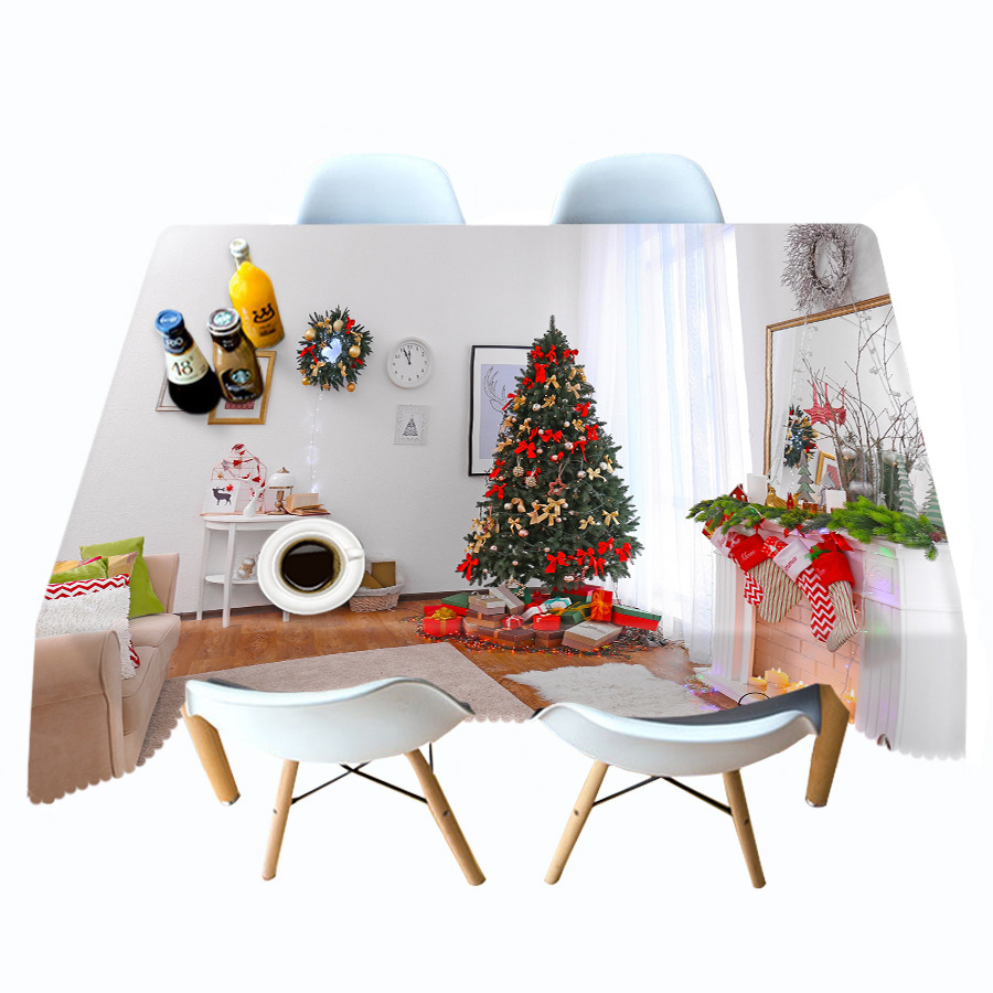 

Christmas - 3D Tablecloth, 140*140cm, 501 Original