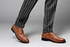 Handmade Genuine Leather Men Brown Formal Shoes