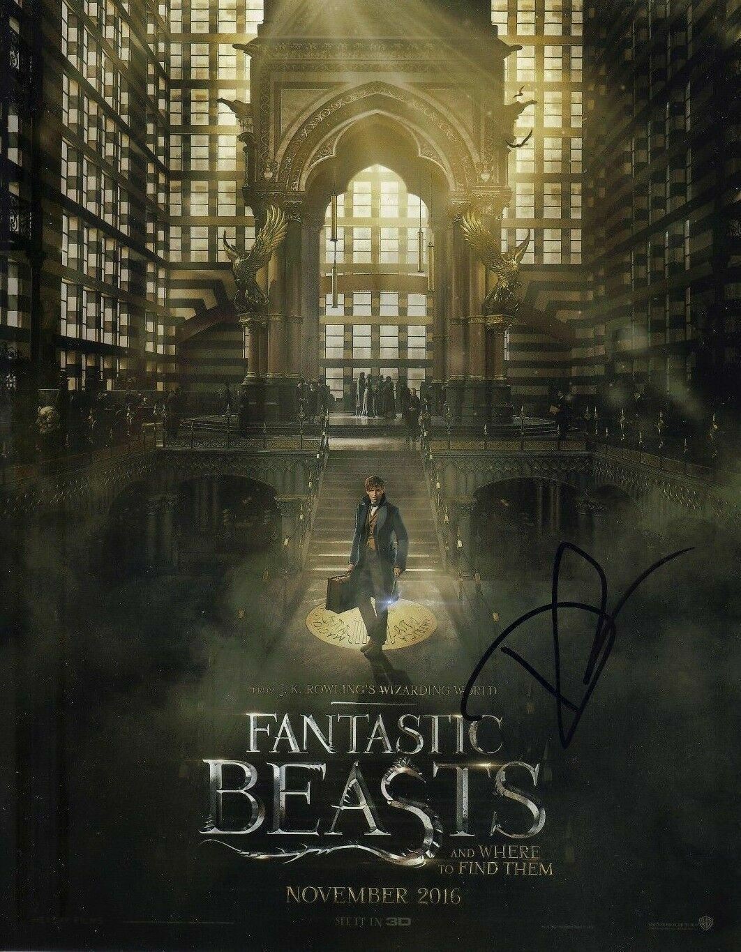 David Yates Signed 10X8 Photo Poster painting Fantastic Beasts & Where to Find Them COA (5141)