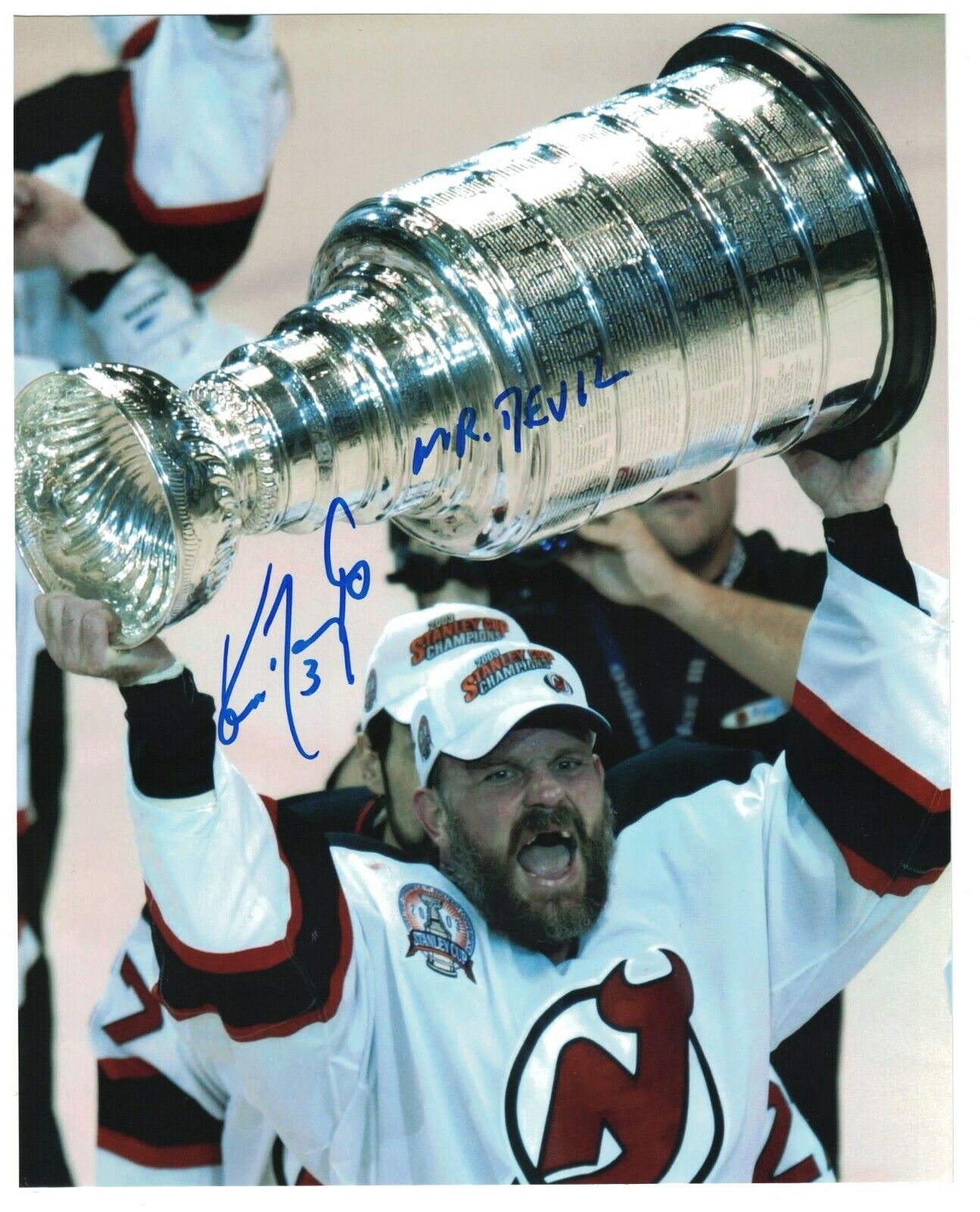 New Jersey Devils Ken Daneyko Signed Autographed 8x10 Photo Poster painting Mr Devil B