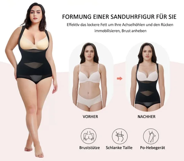 🎁Shapewear-Bodysuit mit hoher Taille &ndash; Formen Sie Ihre Traumkurven🔥
