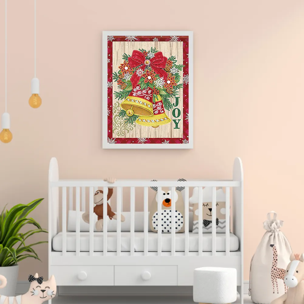 Diamond Painting - Partial Special Shaped Drill - Christmas Atmosphere(30*40cm)
