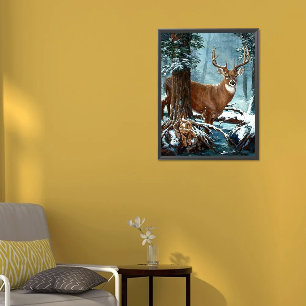 Diamond Painting - Full Round Drill - Elk(Canvas|30*40cm)