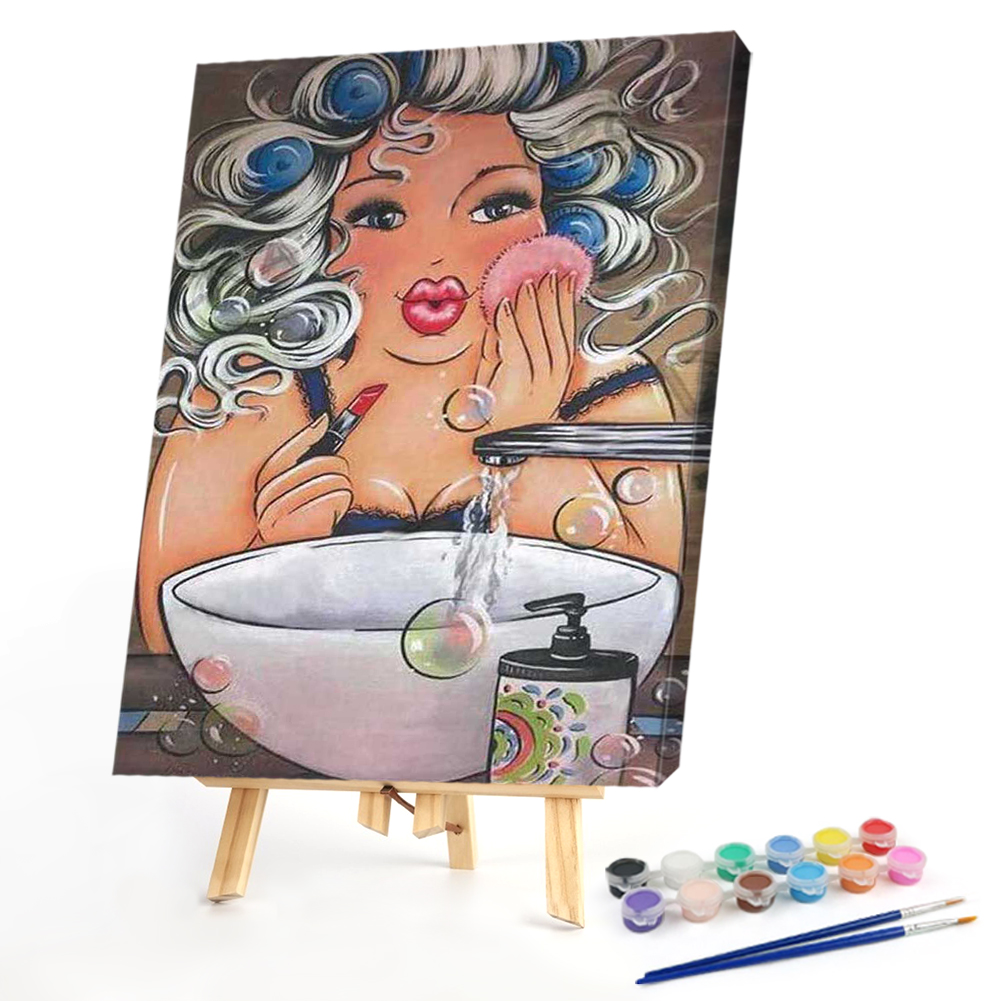 

40*50CM - Paint By Numbers - Fat Lady, 501 Original