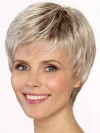 Women's Gradient Short Straight Wig