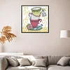 Teacup-14CT Stamped Cross Stitch Kit(15*14cm)