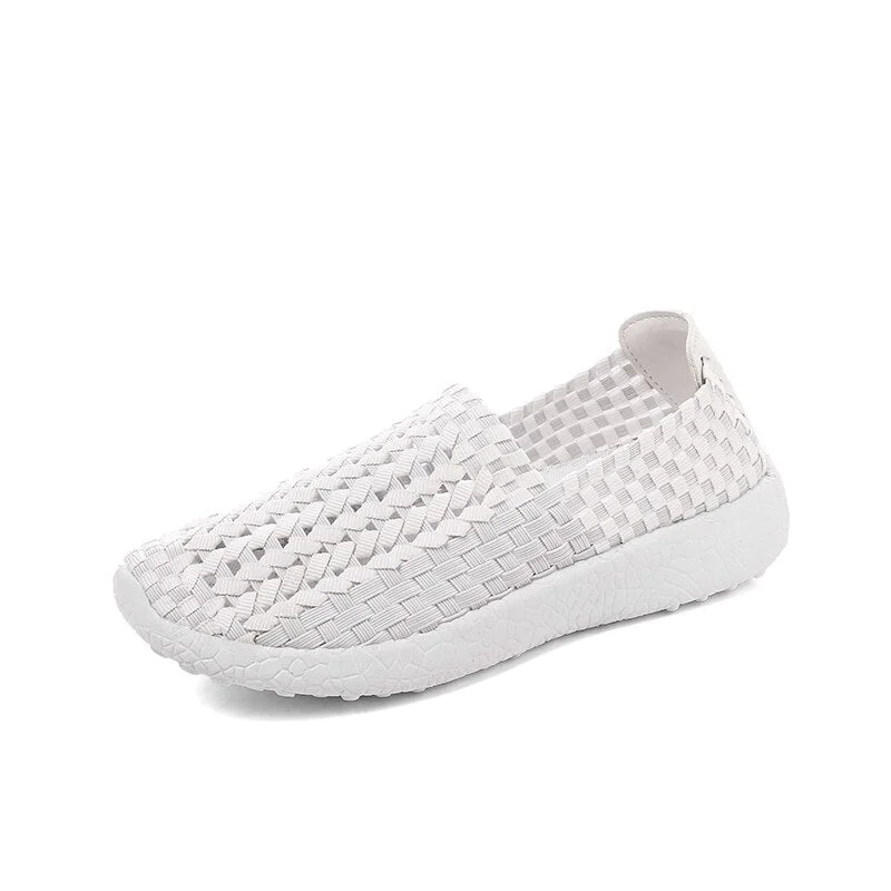 Summer new weave shoes shoes easy to wear temperament shoes light comfortable casual shoes