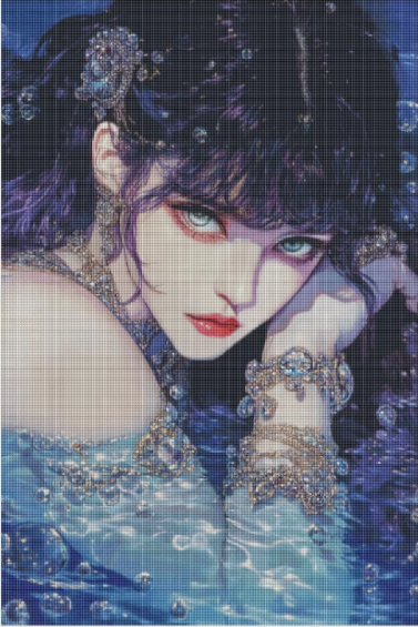 【Fairy Brand】Cold Charm 14CT Pre-stamped Canvas(75*100cm) 110 Colors Egyptian Cotton Cross Stitch