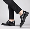 Business leather shoes Korean pointed English style men's formal wear