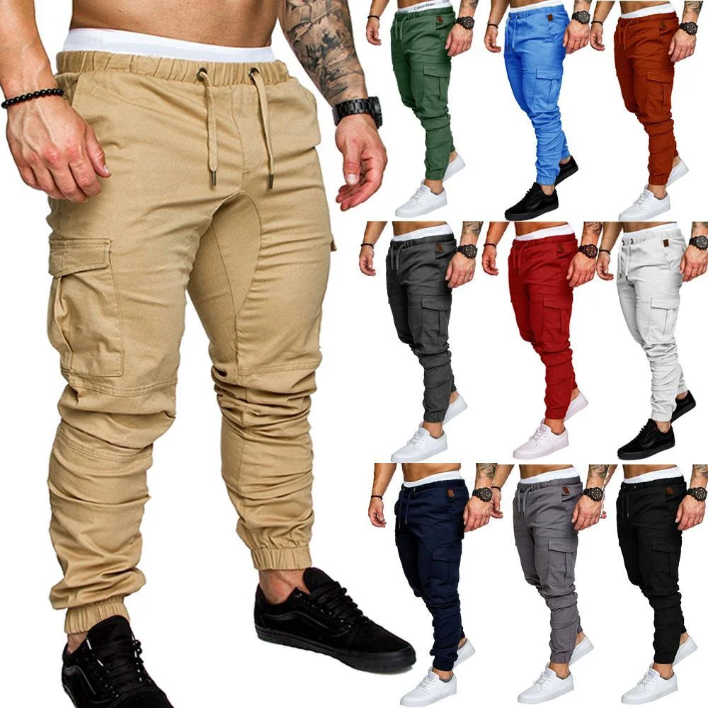 Hugoiio™ 2019 Autumn New Men's Casual Trousers  with Pockets Leisure Sweatpants