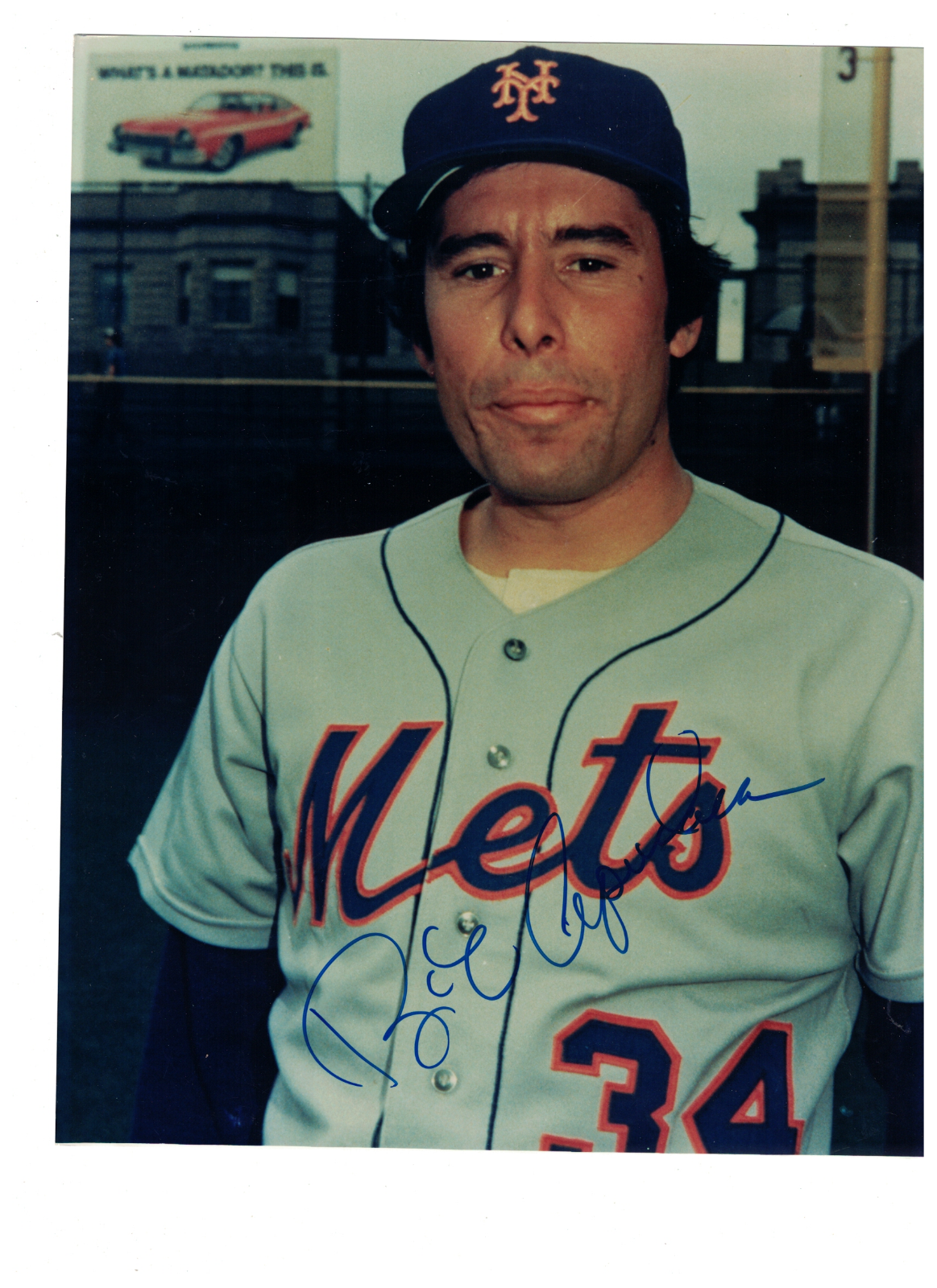 Bob Apodaca New York Mets Signed 8 x 10 Photo Poster painting W/Our COA RH1