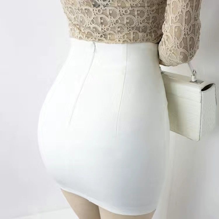High-Waisted Bodycon Mini Skirt