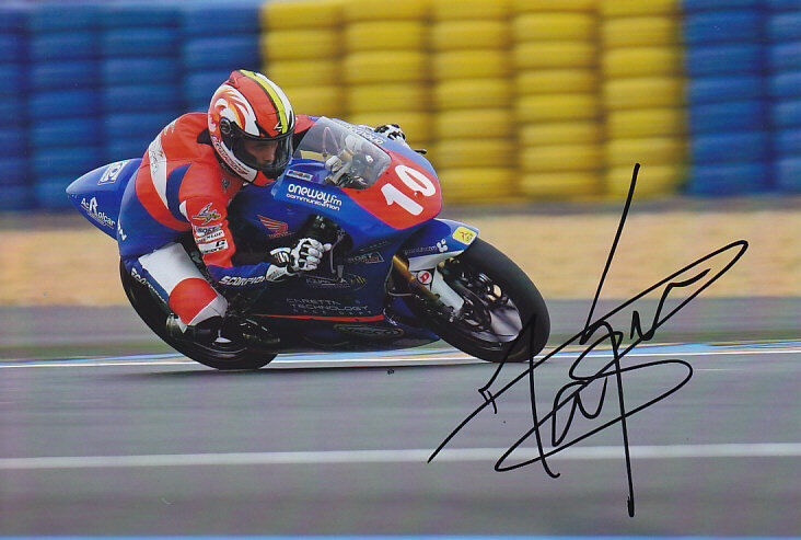 Alexis Masbou Moto 3 Hand Signed Honda Photo Poster painting 5x7.5 2012 3.