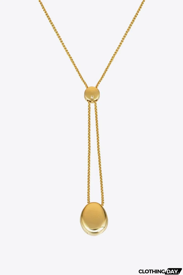 18K Gold-Plated Sweater Chain Necklace